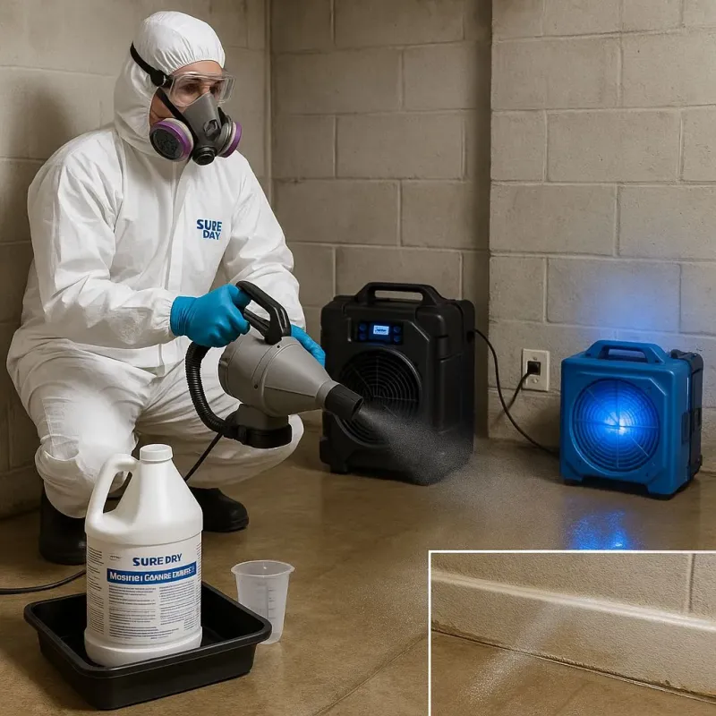 Sanitization and Odor Removal process in Uhland, TX